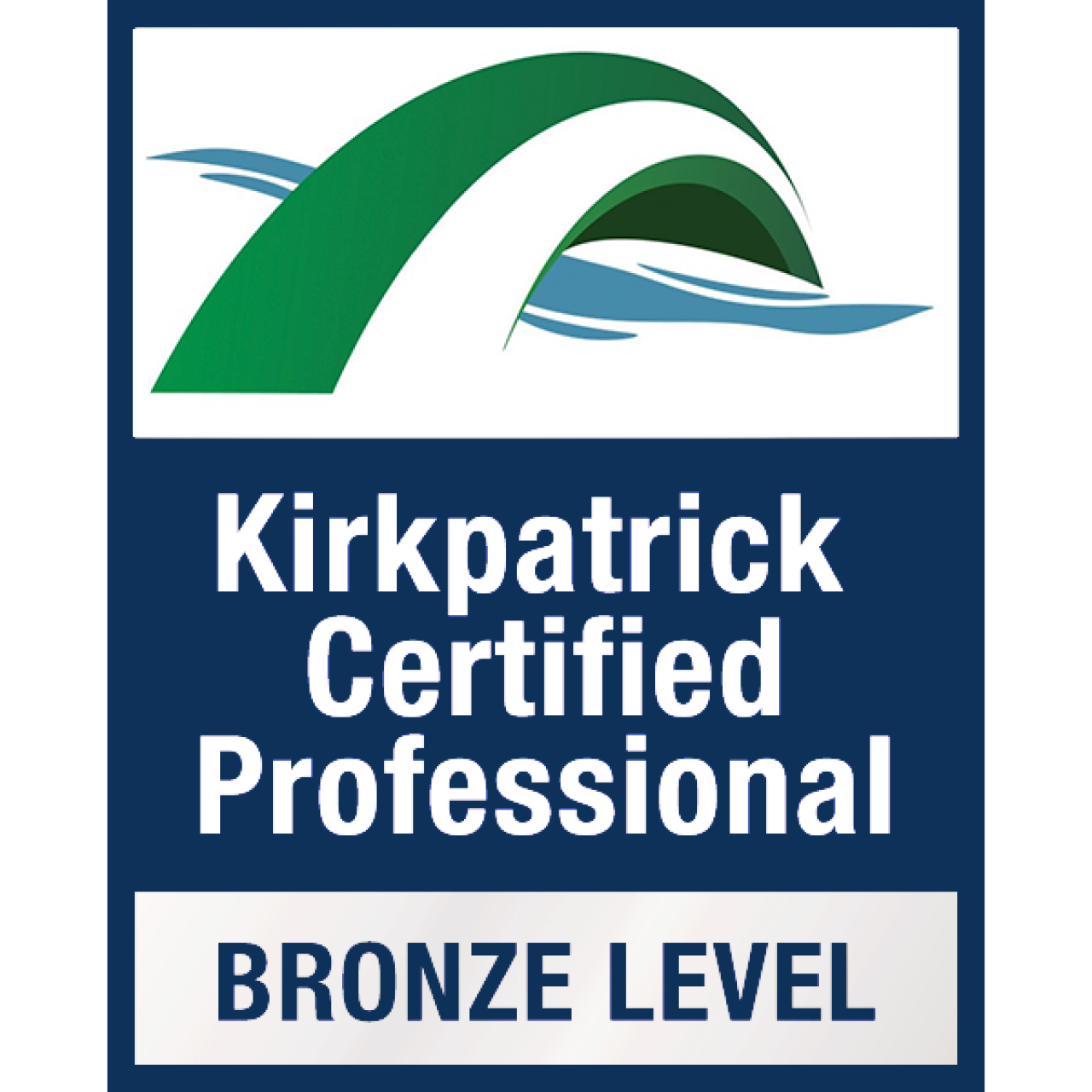 Kirkpatrick Certified Professional BRONZE LEVEL.