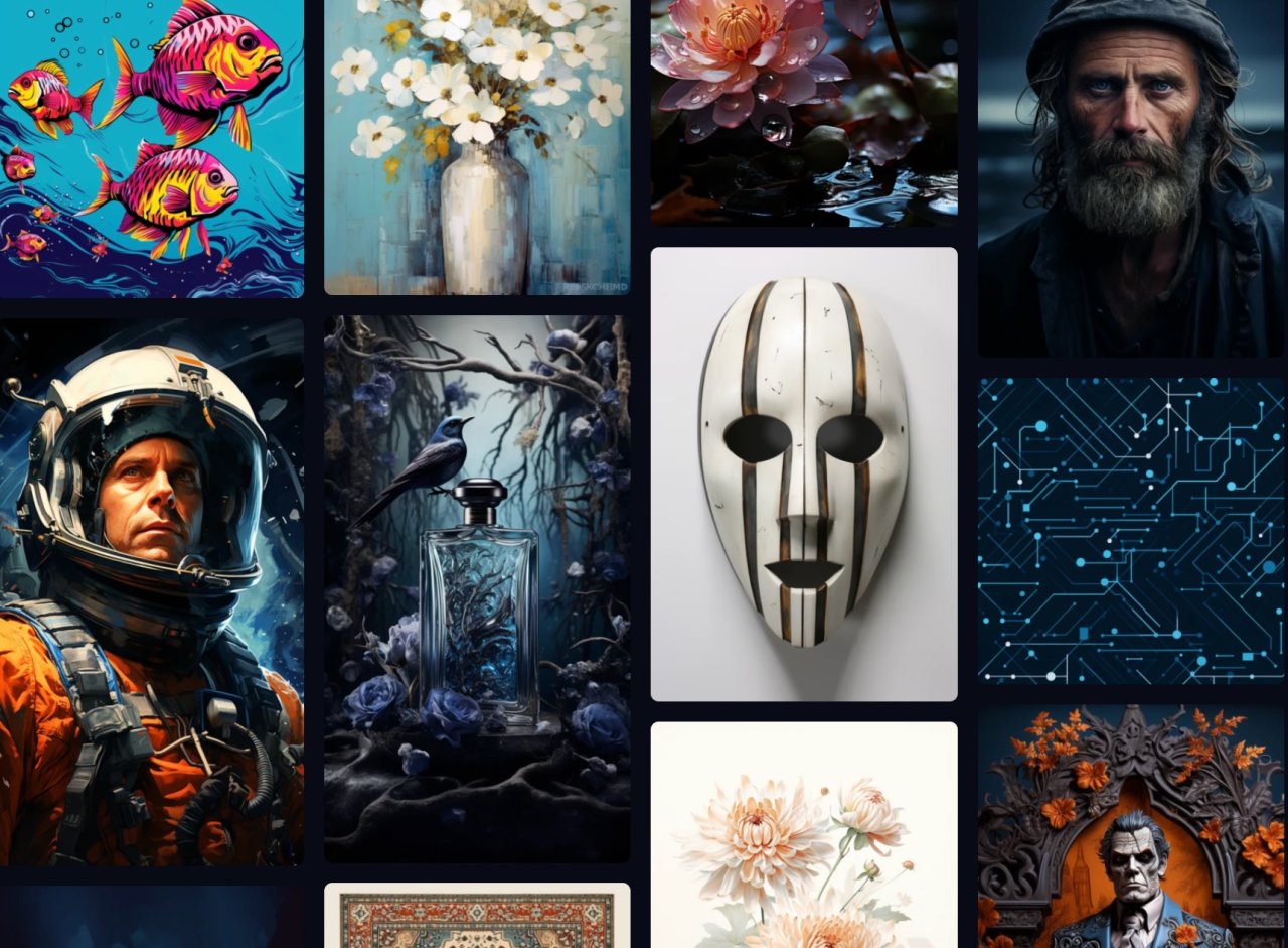 Midjourney Community Showcase of AI Created Images.